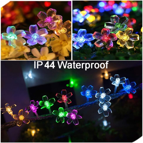 Christmas Lights Room Decor Flower String Lights 33 Feet 100LED 8 Modes Wedding Party Indoor Outdoor Flower Lights LED Lights