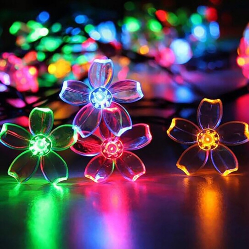Christmas Lights Room Decor Flower String Lights 33 Feet 100LED 8 Modes Wedding Party Indoor Outdoor Flower Lights LED Lights