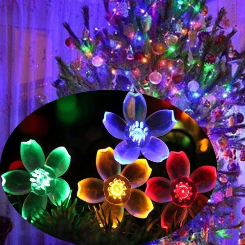 Christmas Lights Room Decor Flower String Lights 33 Feet 100LED 8 Modes Wedding Party Indoor Outdoor Flower Lights LED Lights