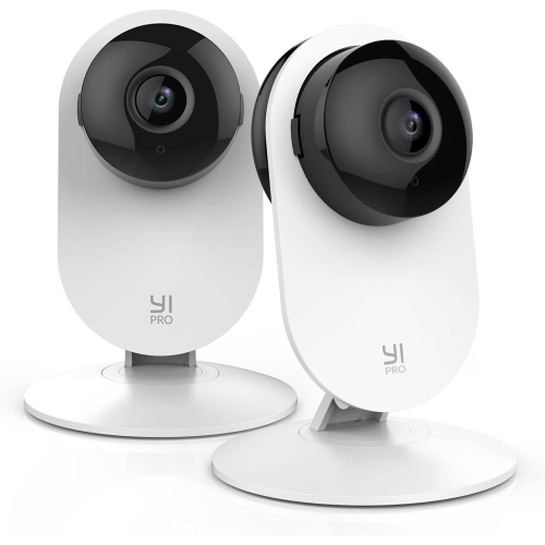 YI Pro 2K Home Security Camera, 2.4Ghz Indoor Camera with Person, Vehicle, Animal Smart Detection, Phone App for Baby, Pet, Dog Monitoring, Works