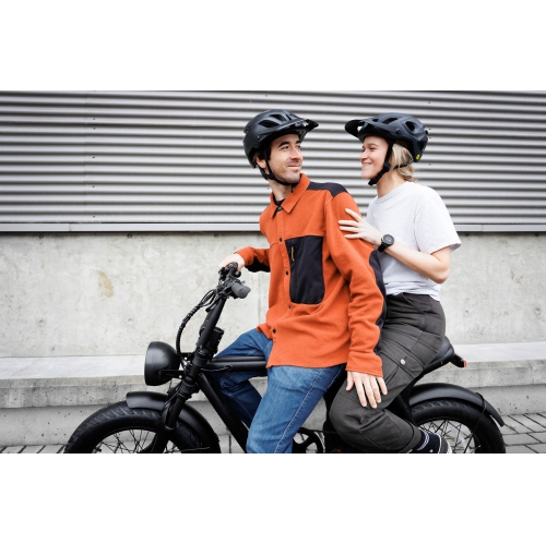 Ollie Powerslide E-Moto, Electric Bike, 500W Rear Hub Motor, 60-Mile Range, 20" x 4" Tires, Hydraulic Disc Brakes, Dual Passenger Seat, 7-Speed