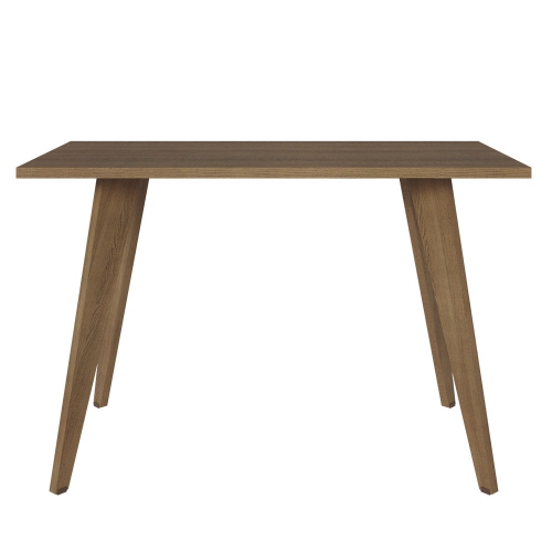Table à dîner compacte Madesa avec table à déjeuner à surface en bois pour la cuisine, la salle à manger ou le coin déjeuner Idéal pour servir des
