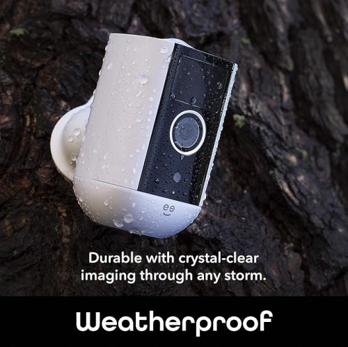 Geeni FreeBird Wireless Indoor/Outdoor WiFi Security Camera, Rechargeable Battery-Powered Home Security Camera, 1080P Night Vision/Waterproof