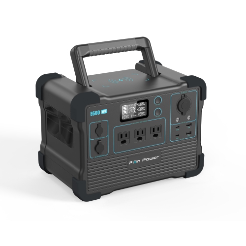 Station d'alimentation portative E600LFP de Pion Power - 1200 W