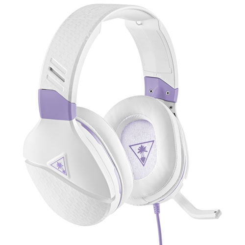 Open Box - Turtle Beach Recon Spark Gaming Headset with Microphone - White/Lavender
