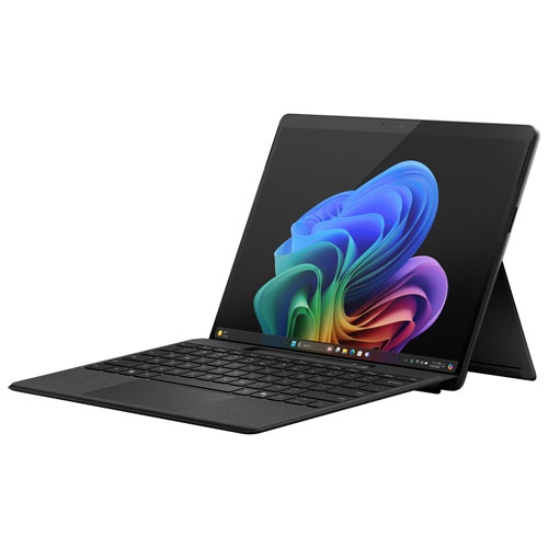Boîte ouverte - LCD Portable Surface Pro Copilot+ PC 13&nbsp;po 512&nbsp;Go de Microsoft avec Snapdragon X Plus/RAM 16&nbsp;Go - Noir - Appareil