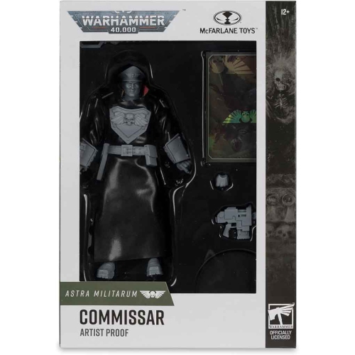 Warhammer 40000 7 Inch Action Figure Wave 10 - Commissar Astra Militarum Artist Proof
