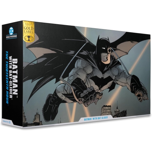 DC  Multiverse The Thirteenth Hour 7 Inch Action Figure Exclusive - Batman With Bat-Glider Label In Gold