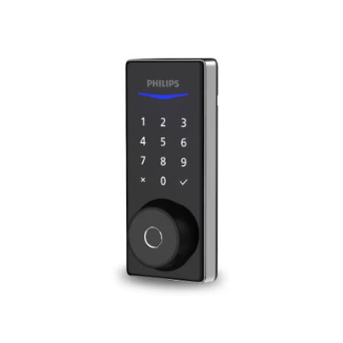 Brand New - Philips Series 1000 Fingerprint Touchscreen Smart Deadbolt Lock - Satin Nickel