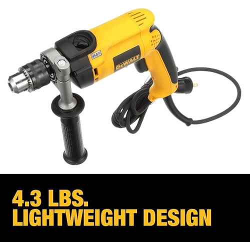 DEWALT Hammer Drill, 1/2-Inch, 7.8-Amp