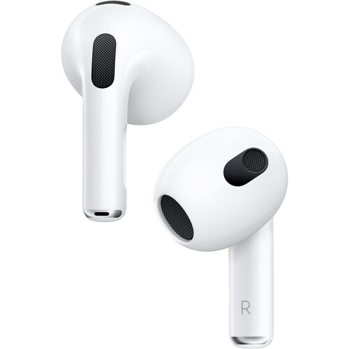 Apple AirPods (3rd generation) In-Ear True Wireless Earbuds with MagSafe Charging Case - White by APPLE - Refurbished condition - Image 2