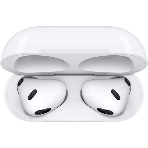 Apple AirPods (3rd generation) In-Ear True Wireless Earbuds with MagSafe Charging Case - White by APPLE - Refurbished condition - Image 4