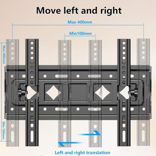 Tilt TV Wall Mount for 14-42 Inch Flat Curved Screen TVs Monior Holds up to 55lbs, Fits 24 32 40" Max VESA 200x200mm, Low Profile Small Wall Mount TV