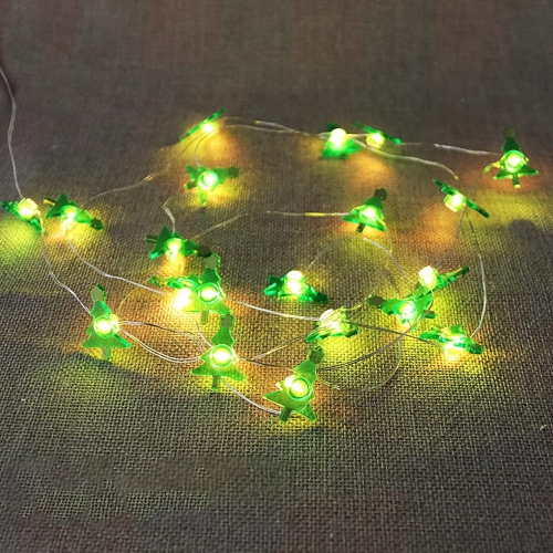 OLLNY DECOR  6.56Ft Christmas Strings Lights Indoor Outdoor Led Strings Lights Decorative Fairy Lights Battery Operated Christmas Hanging Lights