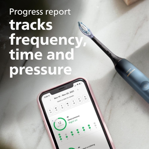 Philips Sonicare Diamondclean 9000 Special Edition Rechargeable Toothbrush, Blue/black Hx9911/92