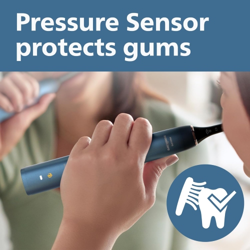 Philips Sonicare Diamondclean 9000 Special Edition Rechargeable Toothbrush, Blue/black Hx9911/92