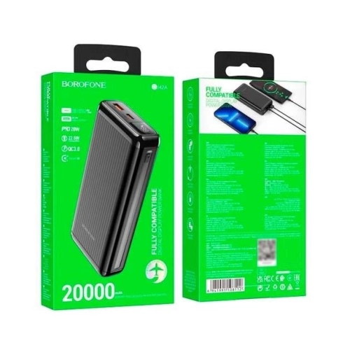 Power Bank Borofone BJ42A Speed ​​20000mAh PD20W+22.5W Black