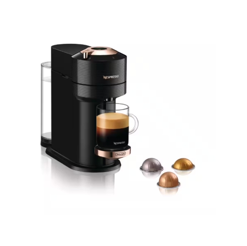 Brand New - Nespresso Vertuo Next Coffee and Espresso Machine by De'Longhi - Black/Rose