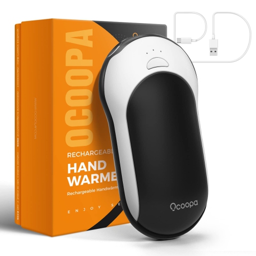 OCOOPA Fast-Charging Hand Warmers, 10000mAh Rechargeable Handwarmer with PD & QC 3.0 Heating time 15 Hrs Perfect for Outdoor Winter Gift