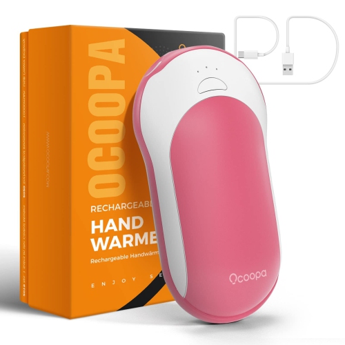 OCOOPA Fast-Charging Hand Warmers, 10000mAh Rechargeable Handwarmer with PD & QC 3.0 Heating time 15 Hrs Perfect for Outdoor Winter Gift