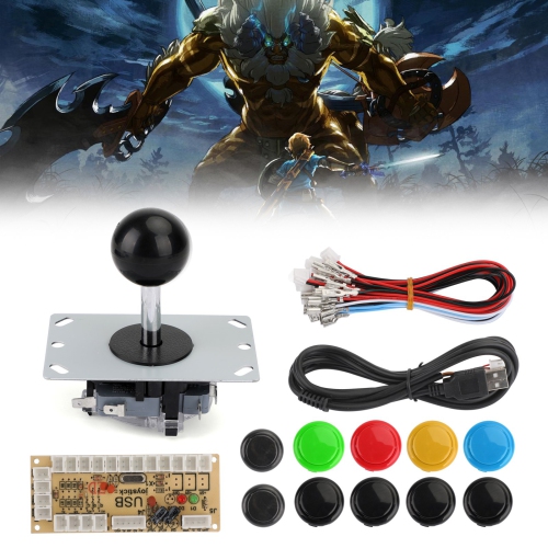 Arcade Joystick DIY Set 0 Delay Arcade USB Encoder To PC + Push Buttons Kits