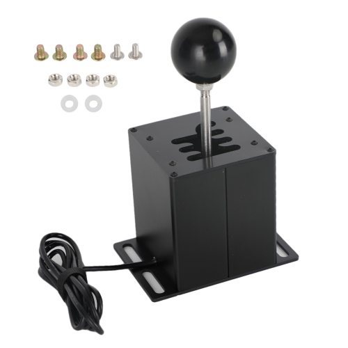 6+R USB Simulator H Gear shifter for Logitech G29 G920 Steering Wheel PC Black