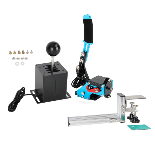 USB Handbrake with L Clip and 7+R H Shifter for Logitech G25 G27 G29 Racing Game