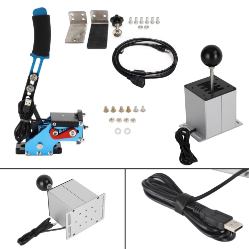 Frein à main USB avec pince et levier de vitesses 7+R H pour volant G29 G920 de Logitech