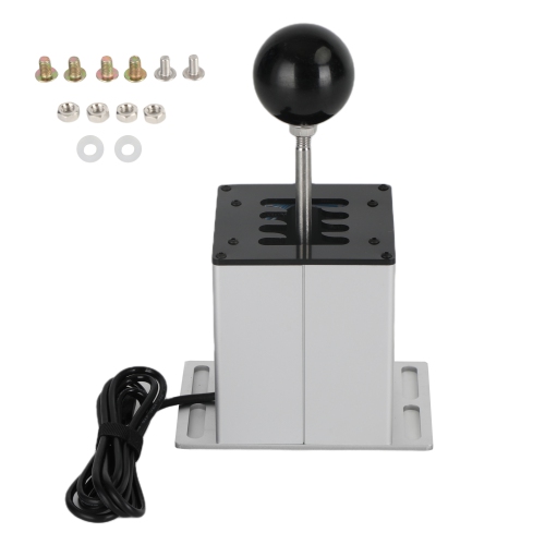 7+R USB Simulator H Gear shifter for Logitech G29 G920 Steering Wheel PC White