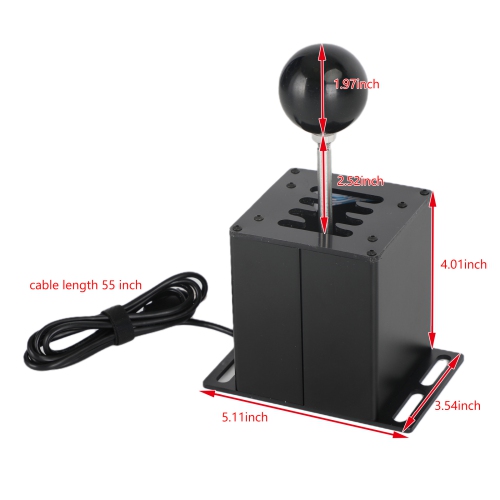 USB Handbrake with Clamp and 7+R H Shifter for Logitech G29 G920 Steering Wheel