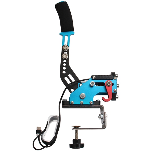 14Bit USB Handbrake for Racing Games Steering Wheel Stand G27/G29 G920 PC Blue