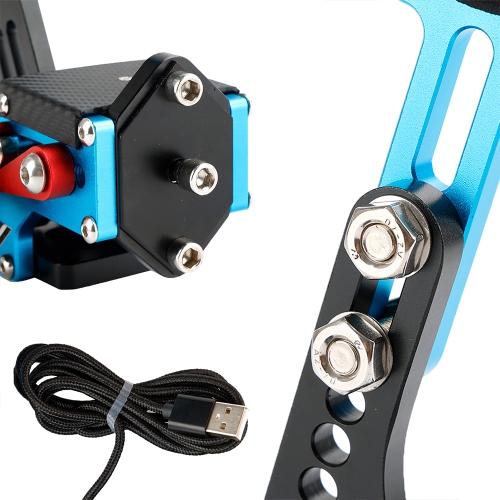 14Bit USB Handbrake for Racing Games Steering Wheel Stand G27/G29 G920 PC Blue