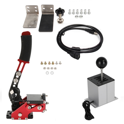 Frein à main USB avec pince et levier de vitesses 7+R H pour volant G29 G920 de Logitech