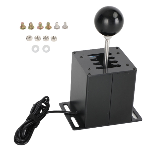 7+R USB Simulator H Gear shifter for Logitech G29 G920 Steering Wheel PC Black