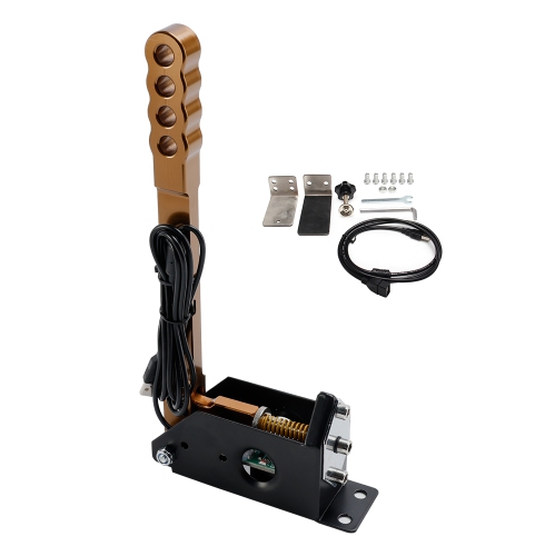14Bit PC USB Sim Racing Handbrake w clamp for G25/G27/G29/T300/T500 For Asseto
