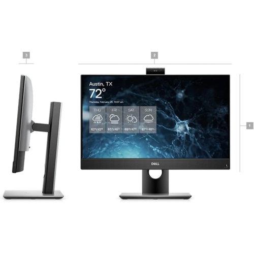 Dell Optiplex 7490 tout-en-un | 23&nbsp;po 8 x 1080 FHD | Core i5-10500 - Disque dur SSD 256&nbsp;Go - Mémoire vive 16&nbsp;Go | 6 cœurs @