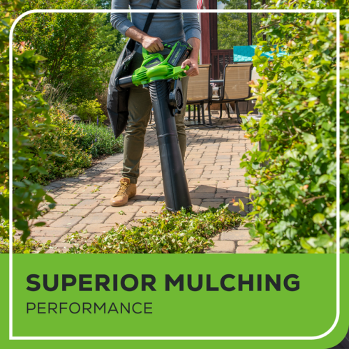 Greenworks 40V 185 MPH-340 CFM BL Blower/Vac, Tool Only