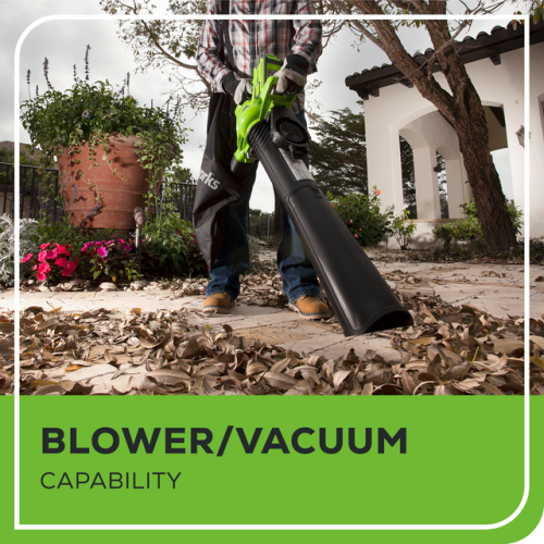 Greenworks 40V 185 MPH-340 CFM BL Blower/Vac, Tool Only