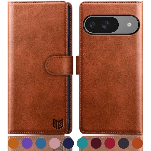 HLD  Google Pixel 9 5G/google Pixel 9 Pro 6.3 Wallet Case \w Rfid Blocking Credit Card Holder, Flip Book Pu Leather Protective Cover Women Men For