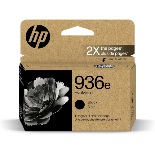 HP  936E (4S6V6Ln#180) Evomore Original Inkjet Cartridge In Black BEST-QUALITY INK CARTRIDGES