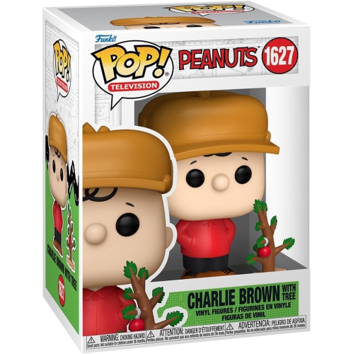 Pop Television Peanuts 3.75 Inch Action Figure - Charlie Brown with Tree #1627