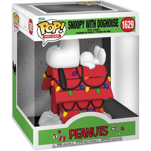 Pop Television Peanuts 3.75 Inch Action Figure Deluxe - Snoopy with Doghouse #1629