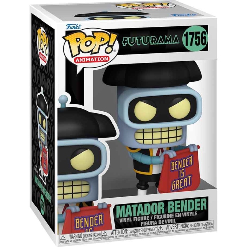 Pop Animation Futurama 3,75&nbsp;po - Matador Bender #1756