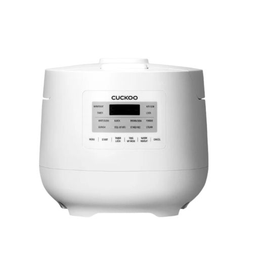 CUCKOO  6-Cup (Uncooked) / 12-Cup (Cooked) Micom Rice Cooker & Warmer \w Nonstick Inner Pot, 11 Menu Modes, Fuzzy Logic Tech, Auto Clean (White)