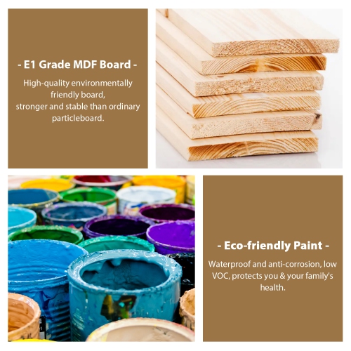 Homsee 9-Drawer Wooden Chest of Drawers, Modern European Style,White