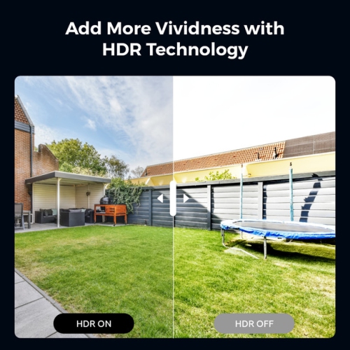 Reolink CX810 - Caméra de surveillance PoE HDR 4K couleur couleur véritable vision nocturne ColorX, détection personne/véhicule/animal, audio