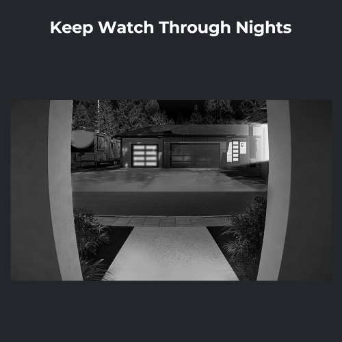 Sonnette vidéo Wi-Fi, sonnette vidéo intelligente Wi-Fi 2K+ avec fil, carillon, détection de personne, caméra de sécurité de porte d'entrée de Reolink