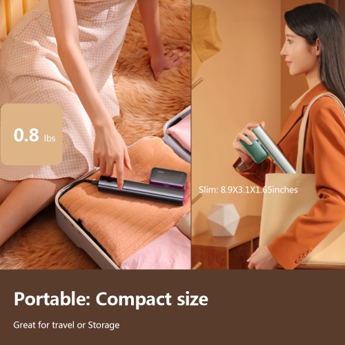 Nesugar Steamer for Clothes, Fashion Handheld Garment Steamer, 0.8lbs Lightly, 15s Fast Heat-up, 10 Minutes of Continuous Steam, Light Mini Steam