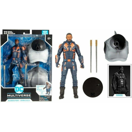 DC Multiverse de 7&nbsp;po Construisez Un film de l'escadron suicide sans masque Bloodsport