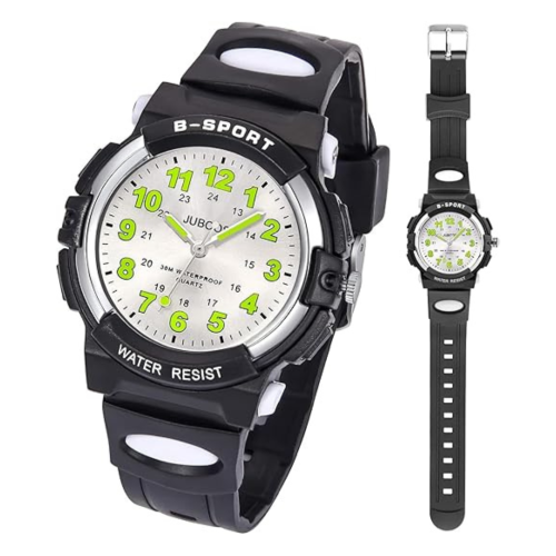 Kids Analog Watch, Kids Waterproof Quartz Watch for 5-14 Years Old Boys Girls Time Teaching Sports Outdoor Kids Watches